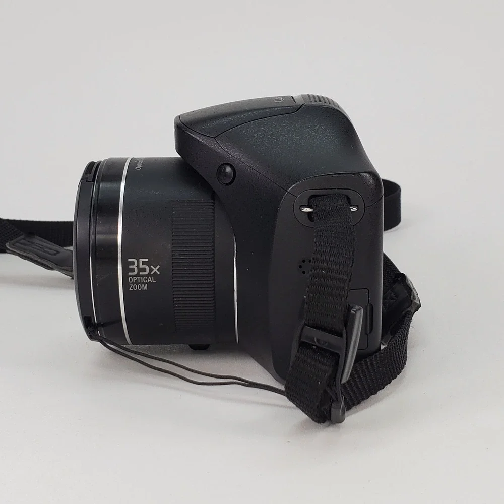 Sony Cyber-shot DSC-H300 20.1MP 35x Zoom Digital Camera Black FOR PARTS REPAIR